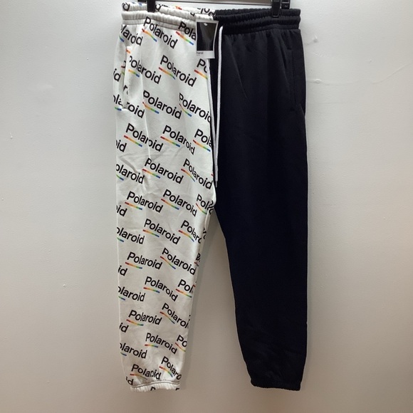 Polaroid Women’s Size XL Black and White Logo Joggers. New With Tags - Picture 6 of 6